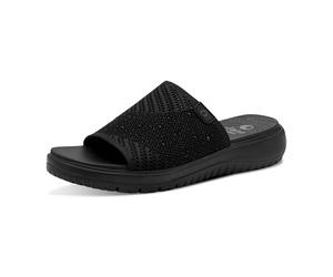 Jana Da.-Pantolette für Damen, schwarz, Größe 42 EU