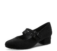Jana - Da.-Slipper schwarz BLACK - Gr. - 38