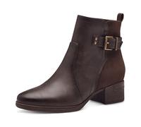 Jana Damen Stiefeletten 25374-43 Vegan mit Schnalle und Absatz Braun Größe 39