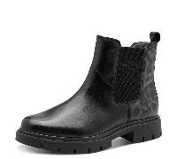 Jana - Da.-Stiefel schwarz BLACK COMB - Gr. - 39