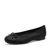 Jana Damen 8-22164-41 Ballerina, Black Structur, 38 EU