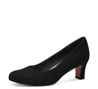Jana Damen Pumps Kleiner Absatz Vegan, Schwarz (Black), 40 EU