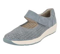 Jana Damen 8-24664-42 Slipper, Denim, 37 EU