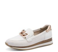 Jana Damen 8-24766-42 Slipper, White Rosegold, 42 EU
