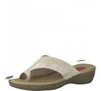 Jana Damen 8-8-27111-28 Pantolette, Pepper/LT.Gold, 44 EU Weit