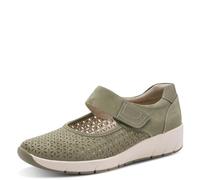 Jana Damen Ballerina Strap Vegan 8-24664-42 Ballerinas, Olive, 40 EU