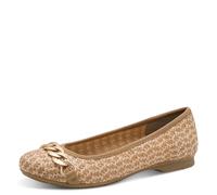Jana Damen Ballerina Vegan 8-22171-44 Ballerinas, LT Natural, 40 EU