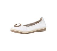 Jana Damen-Ballerinas 8-8-22101-28 Weiß Weit Relax Fit 38 Recycled P.E.T.