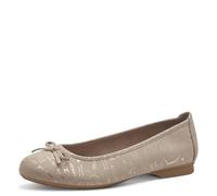 Jana Damen Ballerinas Elegant Vegan, Beige (Beige Print), 38 EU