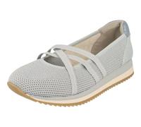 Jana Damen Ballerinas mit Riemen Vegan, Blau (Sky), 38 EU