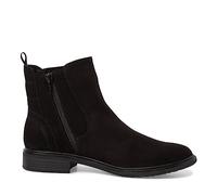 Jana Damen Chelsea Boots Elegant Flach Weite H Mehrweite, Schwarz (Black), 37 EU