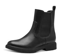 Jana Damen Chelsea Boots mit Blockabsatz Vegan, Schwarz (Schwarz), 38 EU