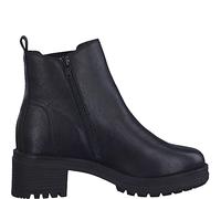 Jana Damen Chelsea Boots Wasserabweisend Vegan, Schwarz (Black Nappa), 38 EU