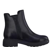 Jana Damen Chelsea Boots Winter mit Reißverschluss Weite H Mehrweite, Schwarz (Black), 37 EU