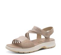 Jana Damen COSHY Flat 8-28661-46 Flache Sandale, Taupe/Peach, 41 EU