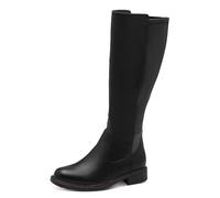 Jana Damen Hohe Stiefel ohne Absatz mit Reißverschluss Vegan, Schwarz (Schwarz), 40 EU
