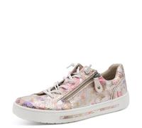 Jana Damen Low Vegan 8-23661-42 Sneaker, Flower Multi, 38 EU