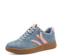 Jana Damen Low Vegan 8-23784-44 Sneaker, Sky/Peach, 38 EU