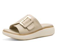 Jana - Damen Pantolette beigeKlett Beige - Gr. - EU 42