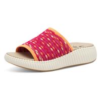 Jana Coshy Damen Pantoletten mit Chunky-Sohle Bequem, Mehrfarbig (Fuchsia Comb), 38 EU