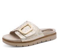 Jana - Damen Pantolette goldKlett GOLD LEO MET - Gr. - EU 37