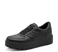 Jana Damen Plateau Sneaker mit Reißverschluss Vegan