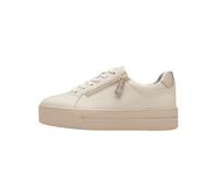 Jana Damen Plateau Sneaker mit Reißverschluss Vegan