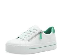Jana Shoes Plateau-Sneaker Soft Line mit Reißverschluss, vegan, Weiß Gr. 38 EU