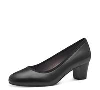 Jana Damen Pumps Kleiner Absatz Vegan, Schwarz (Black), 40 EU