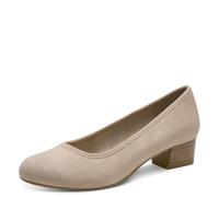 Jana Damen Pumps mit Blockabsatz Vegan, beige (BEIGE), 41