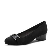 Jana Damen Pumps mit Blockabsatz Vegan, Schwarz (Black), 39 EU