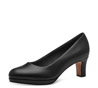 Jana Damen Pumps mit Blockabsatz Vegan, Schwarz (Black Nappa), 38 EU