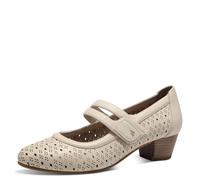 Pumps JANA, Damen, Gr. 39, beige (sand), Lederimitat, Schuhe Spangenpumps (86474116-39) sand