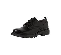 Jana Damen Schnürschuhe Oxford Vegan, Schwarz (Schwarz Lack), 36 EU