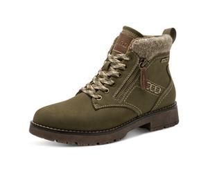 Jana Damen Schnürstiefel Tex für Damen, grün, Größe 38 EU