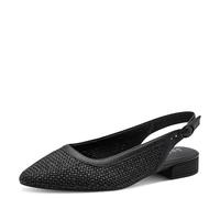 Jana Damenschuhe Sling BLACK BLACK - Gr. - 40