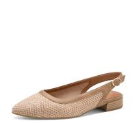 Jana Damen Sling Vegan 8-29464-46 Pumps, LT Natural, 38 EU