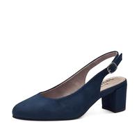 Jana Damen Slingpumps mit verstellbarem Riemen Vegan, Blau (Navy), 42 EU
