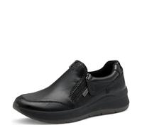 Jana Damen Slip On Sneaker mit Reißverschluss Vegan, Schwarz (Black), 40 EU
