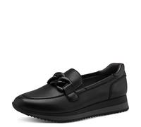 Jana Damen Slip On Sneaker zum Schlupfen Vegan, Schwarz (Schwarz), 37 EU