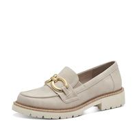 Jana Damen Slipper mit Blockabsatz Vegan, Beige (Beige), 37 EU