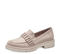 Jana Shoes Damen Slipper mit Blockabsatz, vegan, Beige, Größe 38 EU