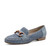 Jana Damen Vegan Komfort Slipper, Denim, 40 EU