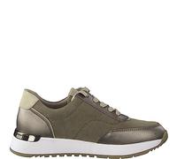 Jana Damen Sneaker flach Elegant mit Schnürsenkeln und Reißverschluss Weite H Mehrweite