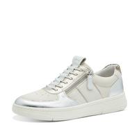 Jana Women Lace-up für Damen, silber, Gr. 37 EU