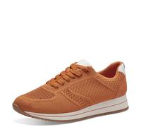 Jana Damen Sneaker flach Freizeit Vegan, Orange (Orange), 40 EU