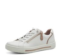 Jana Damen 8-23660-42 Sneaker, White Rosegold, 37 EU
