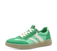 Jana Damen Sneaker flach Sportlich Vegan, Grün (Green), 41 EU