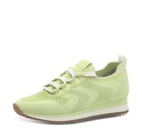 Jana Damen Sneaker flach Sportlich Vegan, Grün (Lime), 38 EU