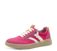 Jana Damen Sneaker flach Sportlich Vegan, Rosa (Fuxia), 40 EU